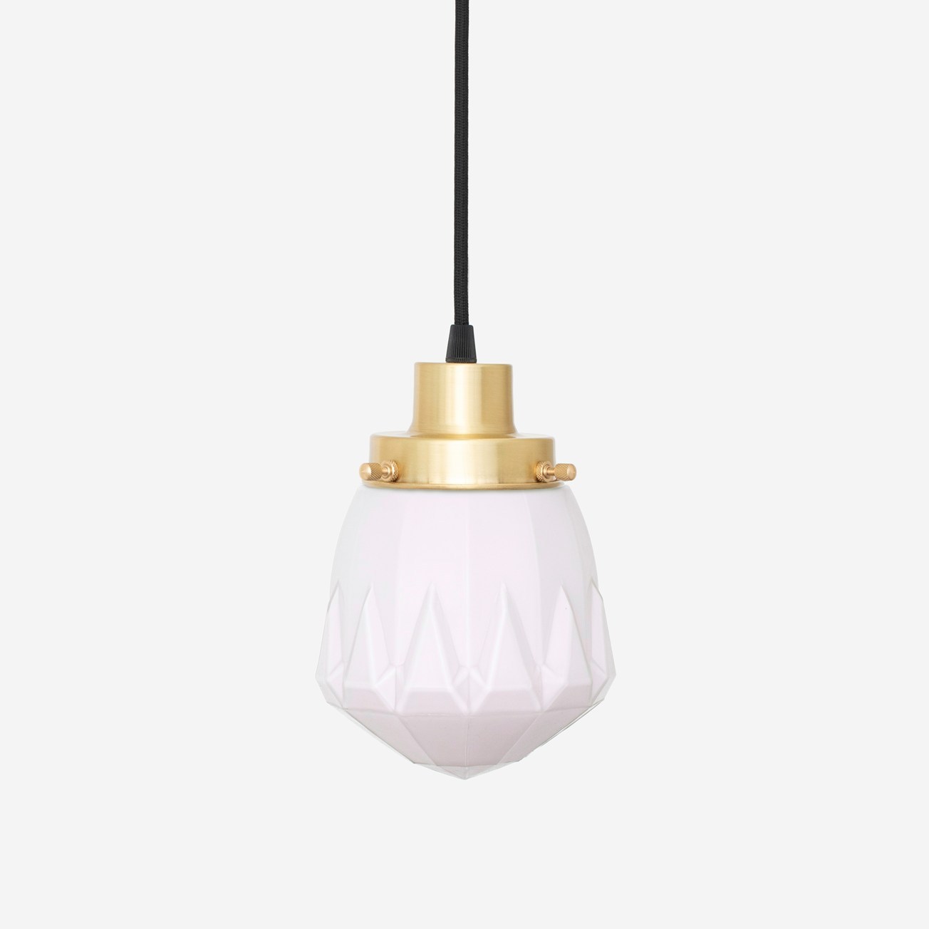 Hängelampe am Kabel Rocket Blush 20's Messing