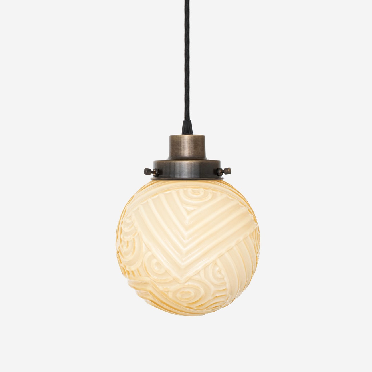 Pendelleuchte mit Kabel Nouveau Romance Sunny 20's Bronze