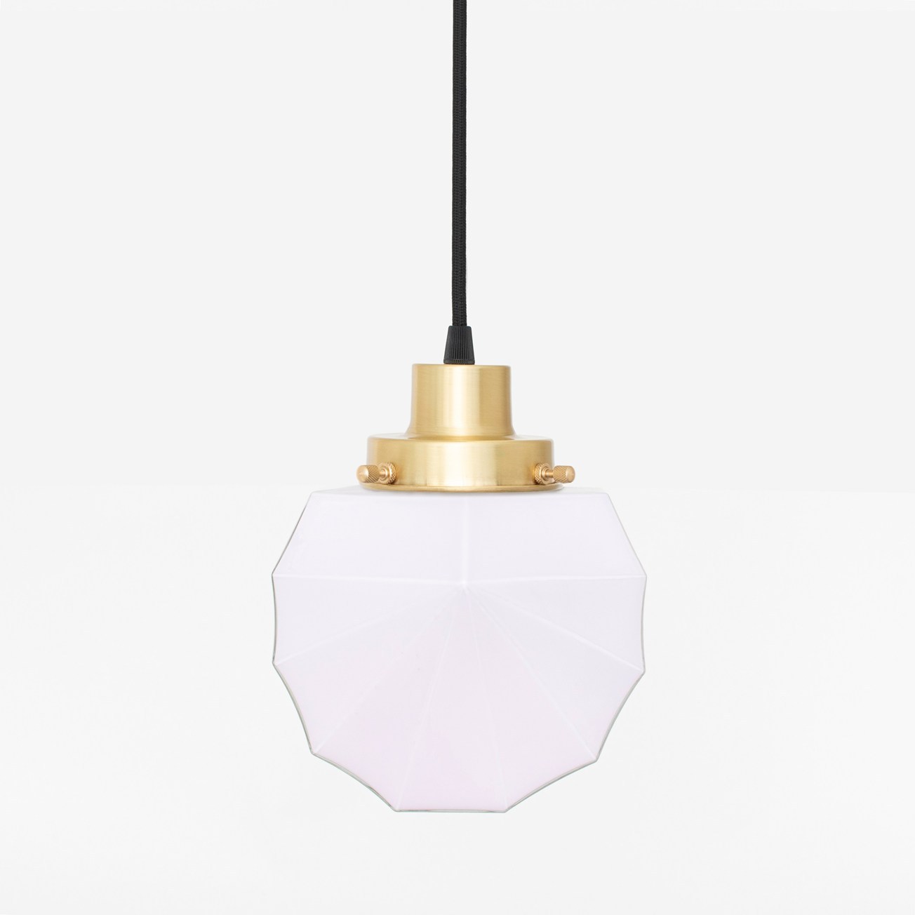 Hängelampe am Kabel Johanna Blush 20's Messing