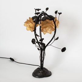 Art Nouveau Tischlampe Flower