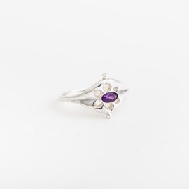 Ring Ancient Silber mit Amethyst