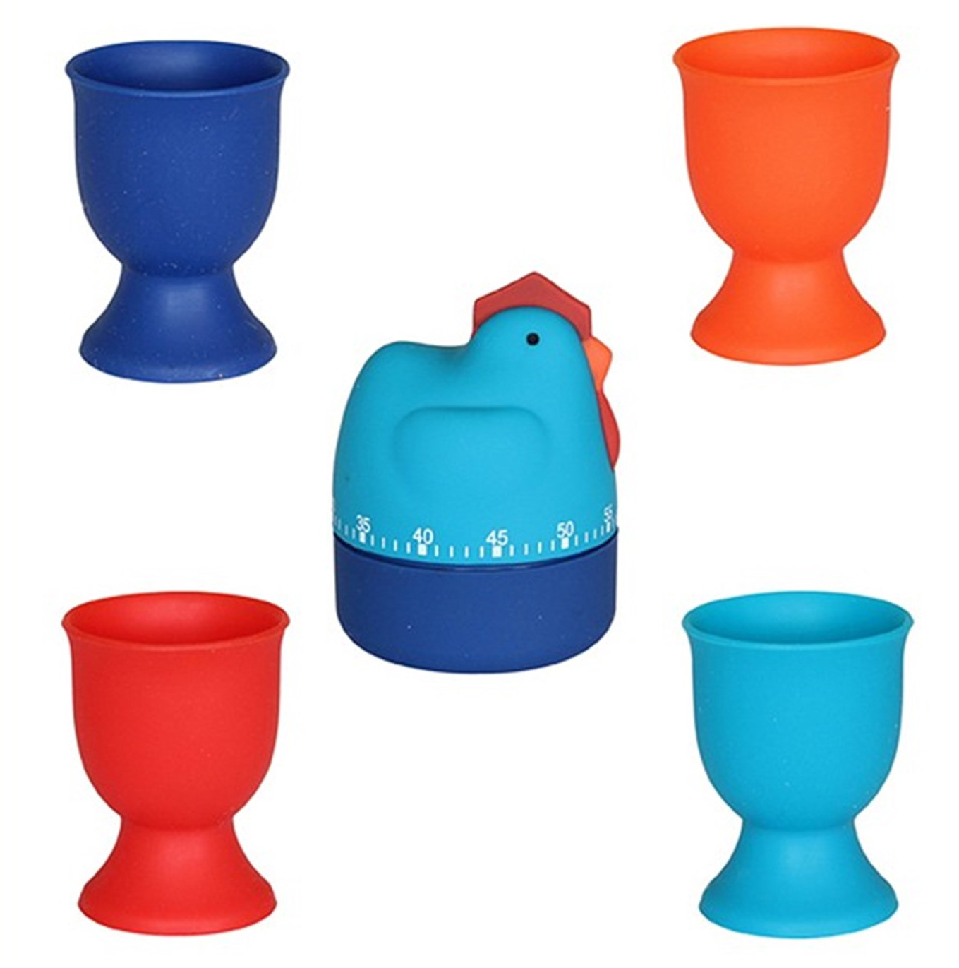 Set Eieruhr und 4 Eierbecher Goodmorning