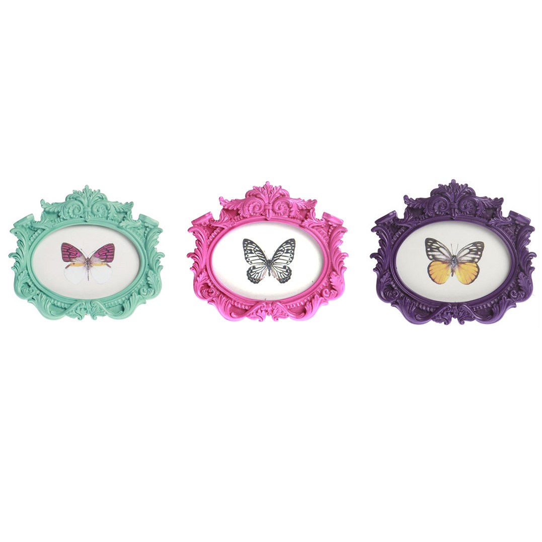 Set von 3 Photo Rahmen Classy