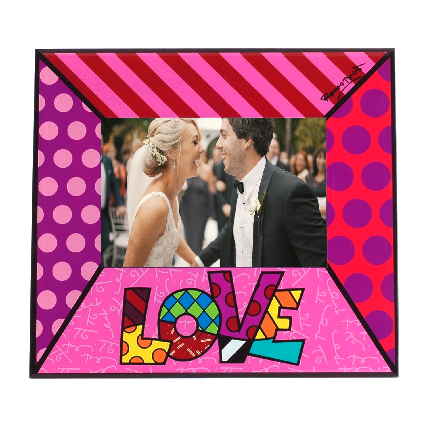 Foto rahmen Pink Love - Romero Britto