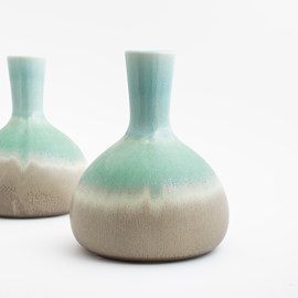 Set von 2 Vasen Subtile Mittel