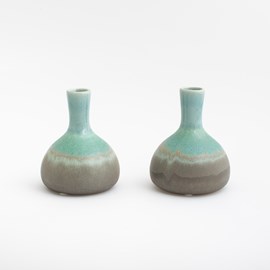 Set von 2 Vasen Subtile Klein