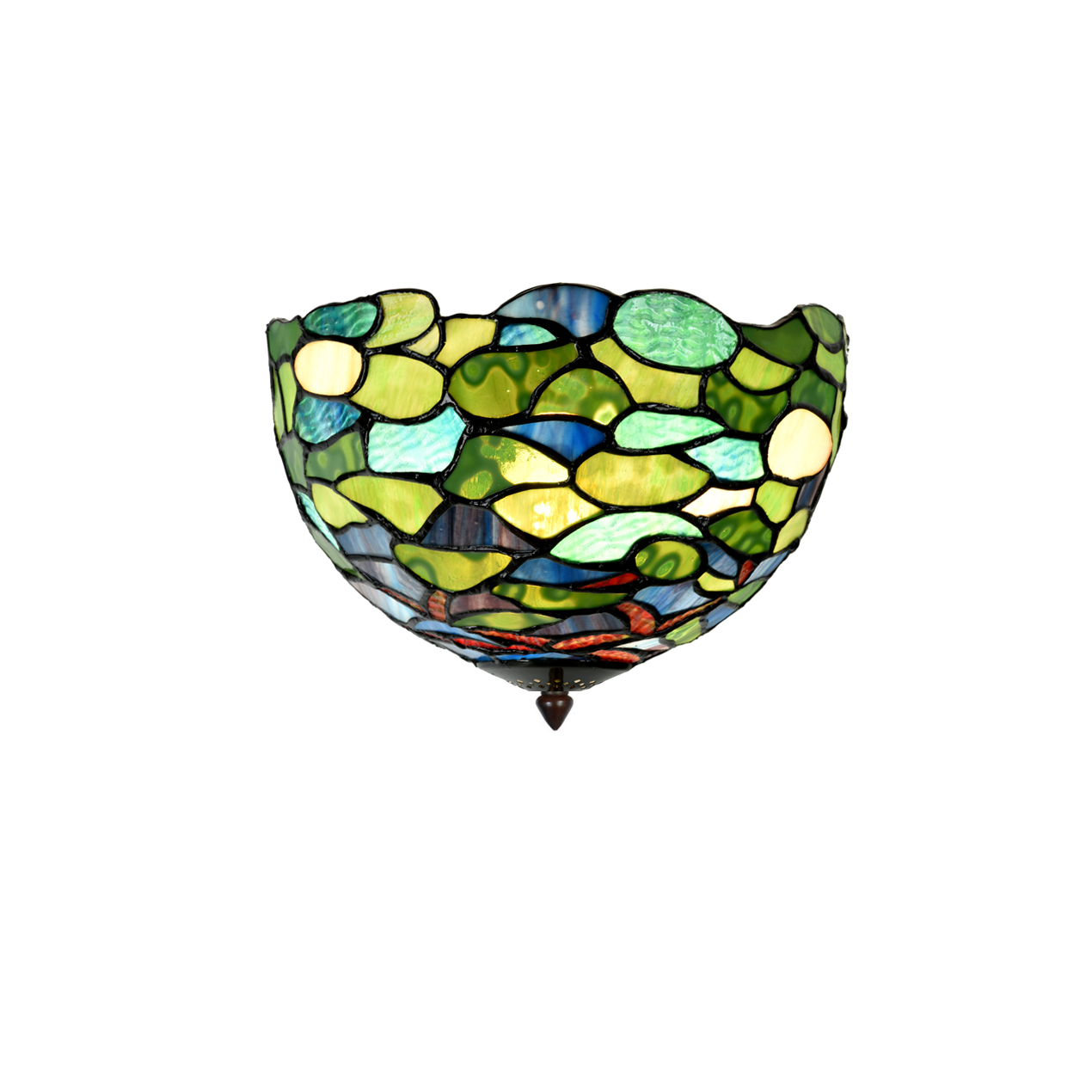 Tiffany Deckenleuchte Hortensie