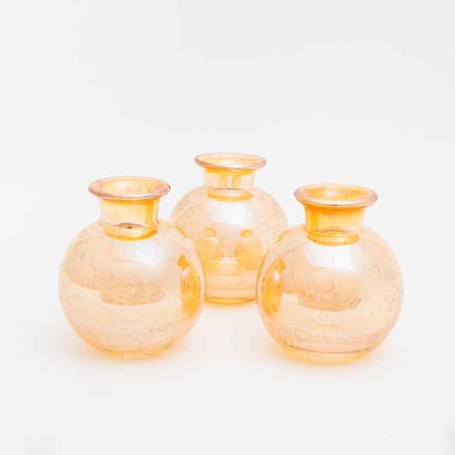 Set von 3 vasen Golden Touch