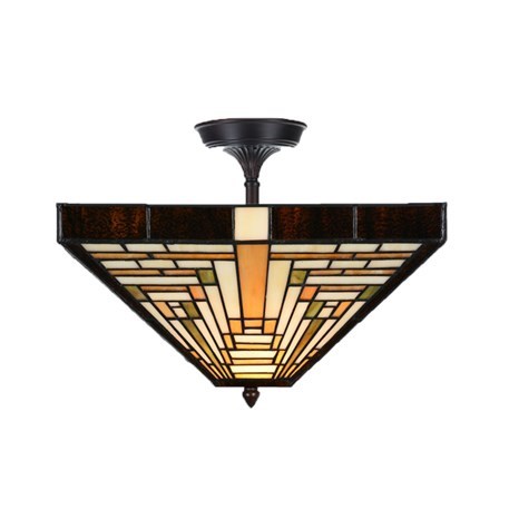 Tiffany Erweiterte Deckenleuchte Rising Sun 