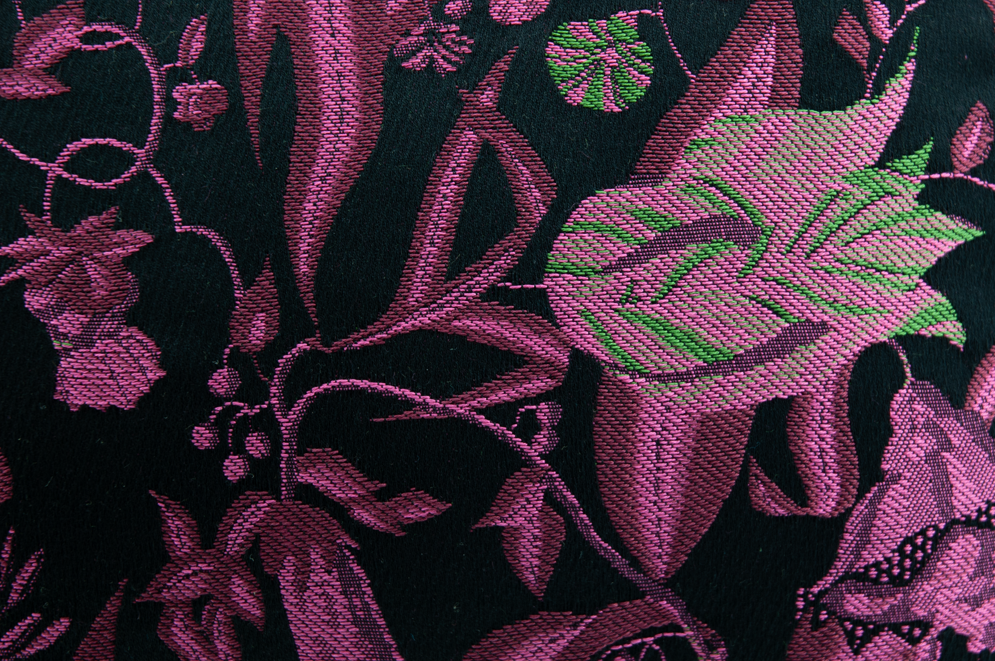 Kissen Seidenblume Pink