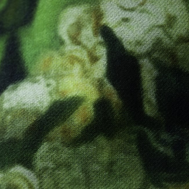Schal Van Gogh 'Weiße Blumen in Grün'
