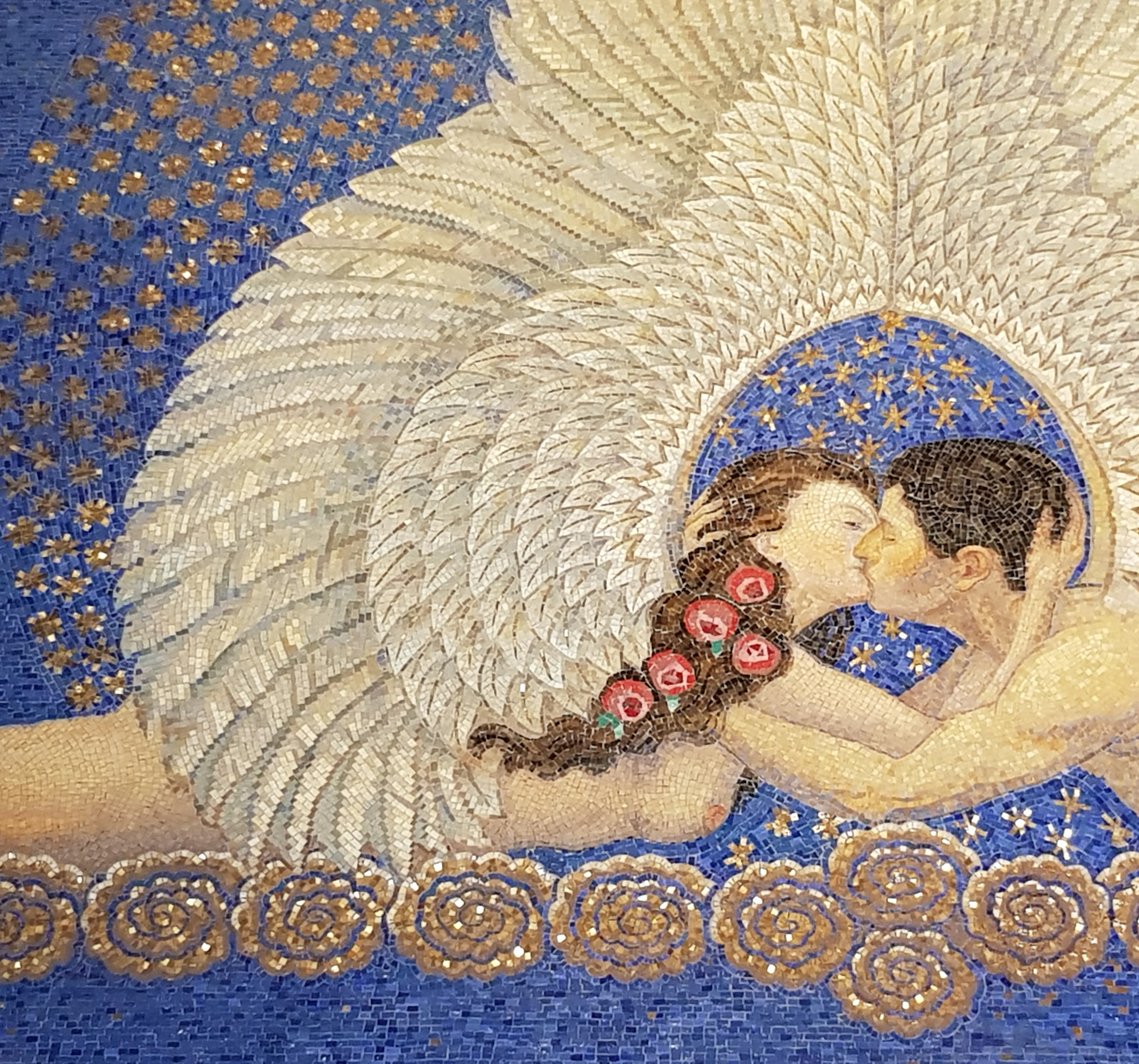 Das Mosaikbild von Friedrich Wilhelm Kleukens. Bild: Art Deco Webstore